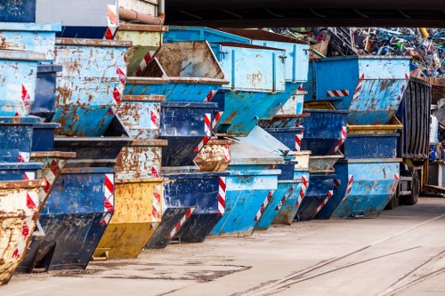 Business waste removal truck in Wandsworth